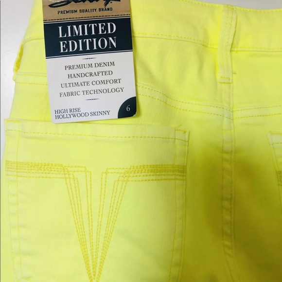 NWT Seven7 Women High Rise Hollywood Skinny Handcrafted Premium Denim Jeans Sz 6 - Picture 6 of 11